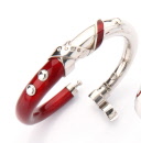 city - bracciale incrociato rosso