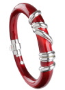 city - bracciale intreccio rosso 3