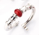 city - bracciale sfera rossa